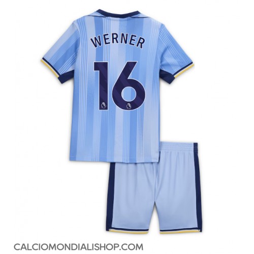 Maglie da calcio Tottenham Hotspur Timo Werner #16 Seconda Maglia Bambino 2024-25 Manica Corta (+ Pantaloni corti)